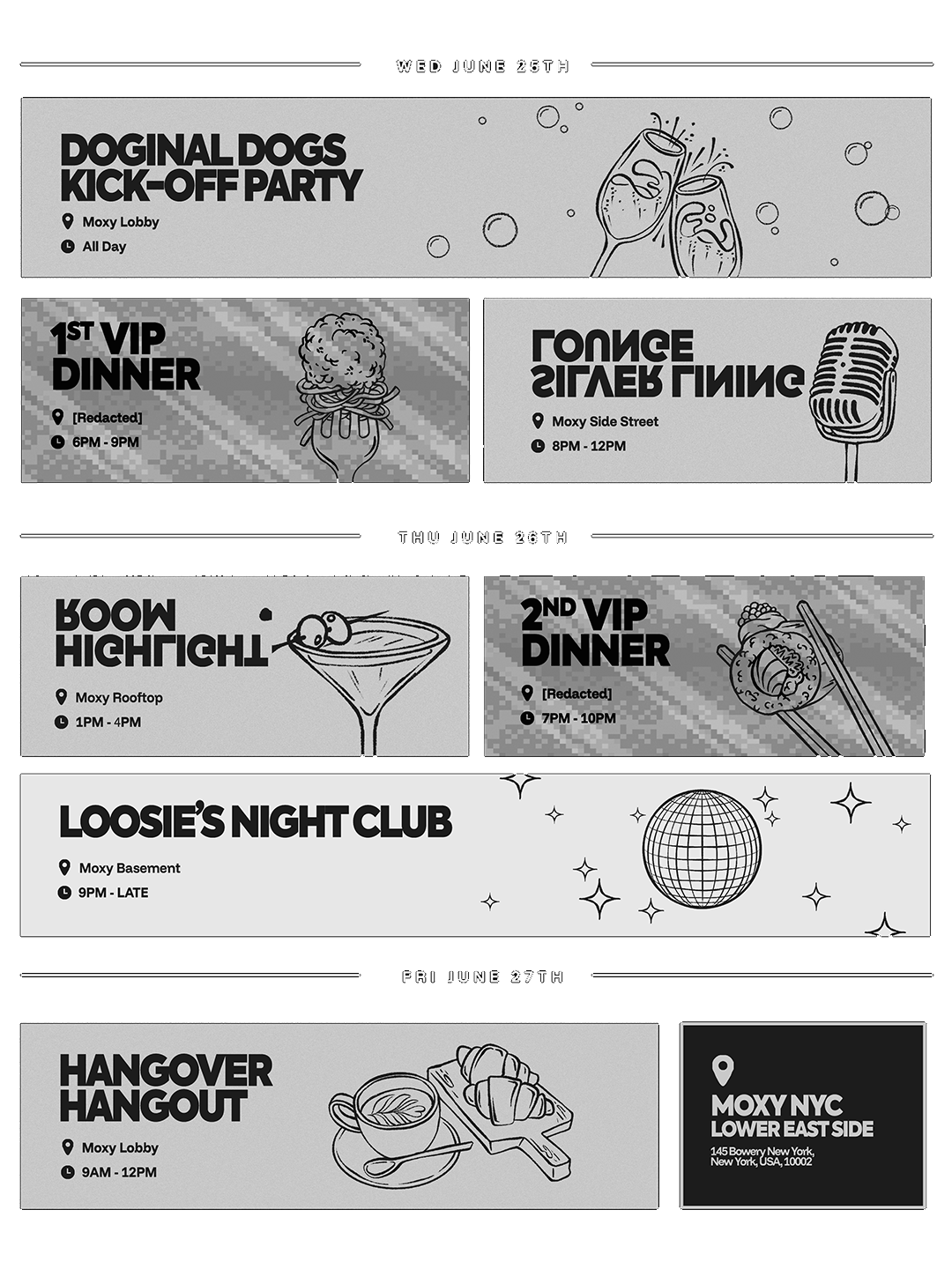 Event Schedule Preview